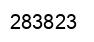 Number 283823 black image