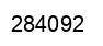 Number 284092 black image