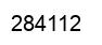 Number 284112 black image