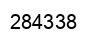 Number 284338 black image