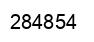 Number 284854 black image
