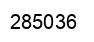 Number 285036 black image