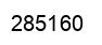 Number 285160 black image