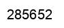 Number 285652 black image