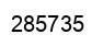 Número 285735 imagen negro