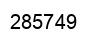Número 285749 imagen negro