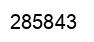 Number 285843 black image