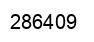 Number 286409 black image