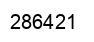 Number 286421 black image