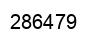 Number 286479 black image