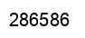 Number 286586 black image