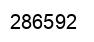 Number 286592 black image