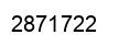 Number 2871722 black image