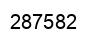 Number 287582 black image