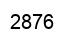 Number 2876 black image
