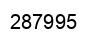 Número 287995 imagen negro