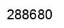 Número 288680 imagen negro