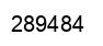 Number 289484 black image