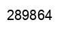 Number 289864 black image
