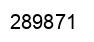 Number 289871 black image