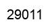 Number 29011 black image