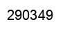 Number 290349 black image