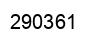 Number 290361 black image