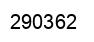 Number 290362 black image