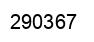 Number 290367 black image