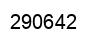 Number 290642 black image
