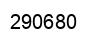 Número 290680 imagen negro