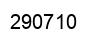 Number 290710 black image