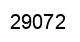 Number 29072 black image