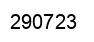 Number 290723 black image