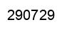 Number 290729 black image