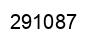 Number 291087 black image