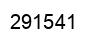 Number 291541 black image