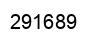 Number 291689 black image