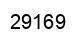 Number 29169 black image