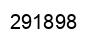 Number 291898 black image