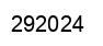 Number 292024 black image