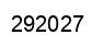 Number 292027 black image