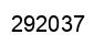 Number 292037 black image