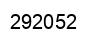 Number 292052 black image