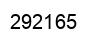 Number 292165 black image