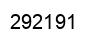 Number 292191 black image
