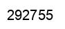 Number 292755 black image