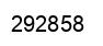 Number 292858 black image