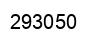 Number 293050 black image