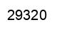 Number 29320 black image